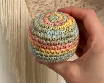 Crochet Shrek Hacky Sack Footbag