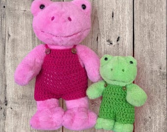 Crochet Overalls For Build a Bear | Made to Order | Standard Size or Mini Buddie
