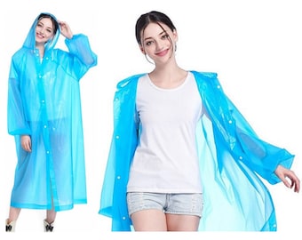 clear plastic raincoat