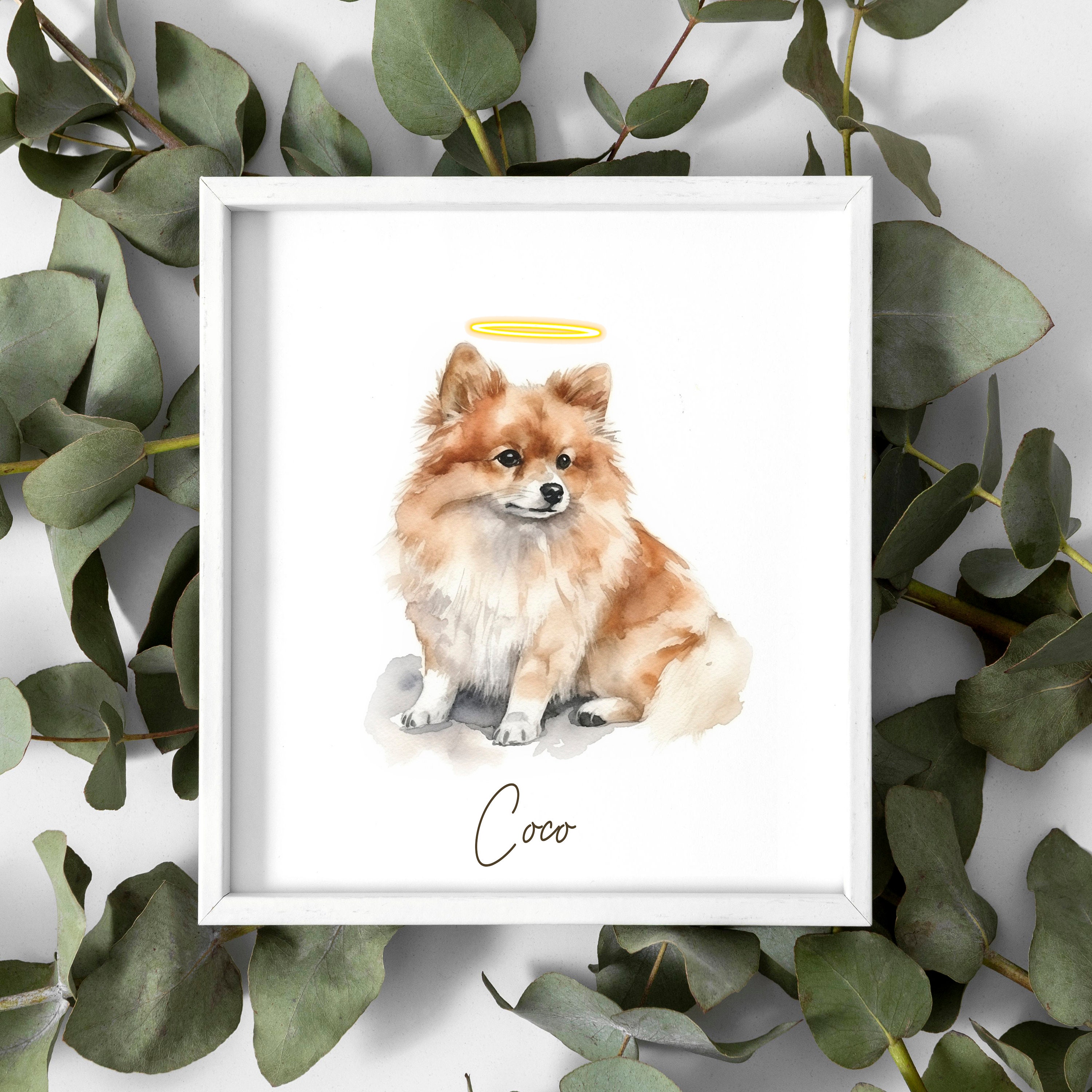 Custom Watercolor Cat Portrait: Pet Memorial Painting - Etsy, image size:3000x3000