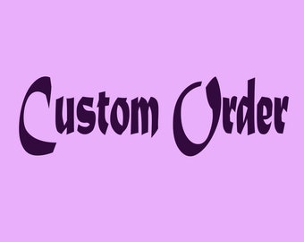 Custom size Rush or Express shipping order