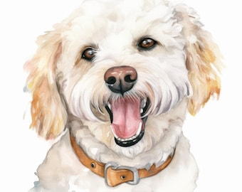 Custom Dog Portrait, Pet Memorial Gift