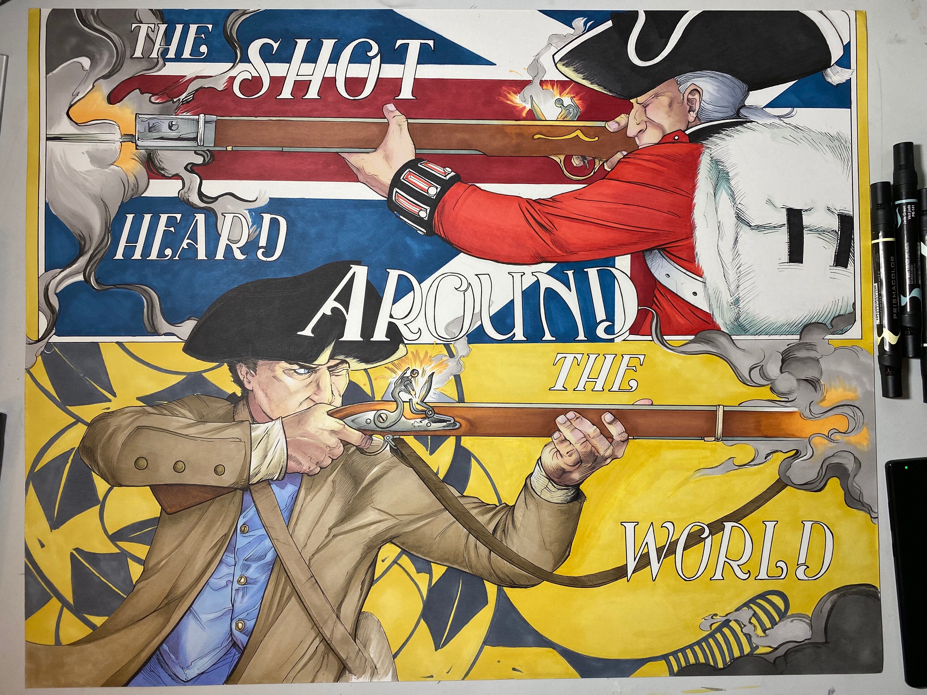 The Shot Heard Around the World Etsy Hong Kong