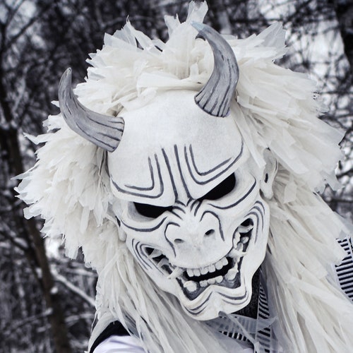 Japanese Yokai Mask / Big Hero Inspired / Wearable Mask Etsy