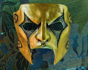 Slipknot James Jim Root mask .5: The Gray Chapter masquerade gold man fan gift cosplay art steampunk brutal grim face