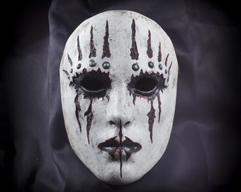 joey jordison mask slipknot iowa the crow brandon lee pierrot men black metal full face brutal rock halloween masquerade Blank custom