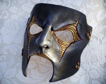 Slipknot mask Jim James Root .5: The Gray Chapter masquerade man fan gift art brutal grim full face resin black gold gothic blank