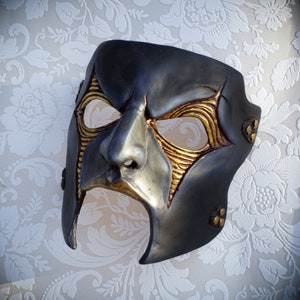 Máscara Slipknot Jim James Root .5: The Gray Chapter mascarada homem fã presente arte brutal sombrio rosto inteiro resina preto ouro gótico em branco