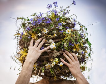 Zweige Vollgesichtsmaske Kopfschmuck Baumgeist Okkultes Kostüm Wald geheimnisvoller Greenman Wald okkulte Kunst Druide Natur Flora Baumrinde