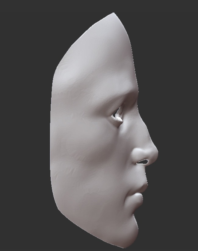 Custom Base Mask Blank White Design Individual Full Face Man Male ...