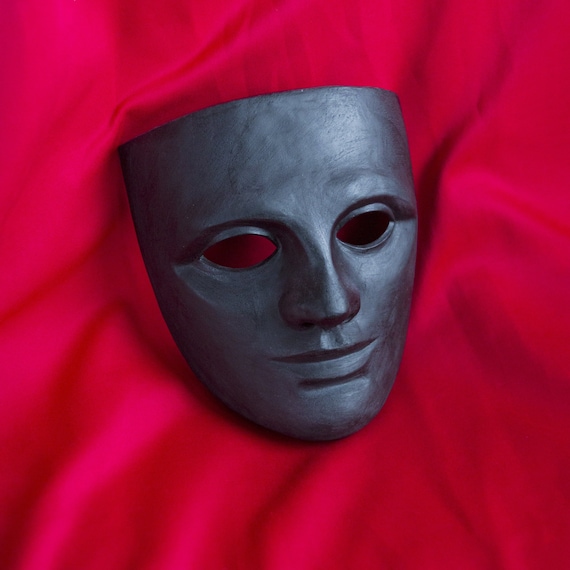 APOLLO God Mask Greek Mask Greek Statue Face Black Etsy