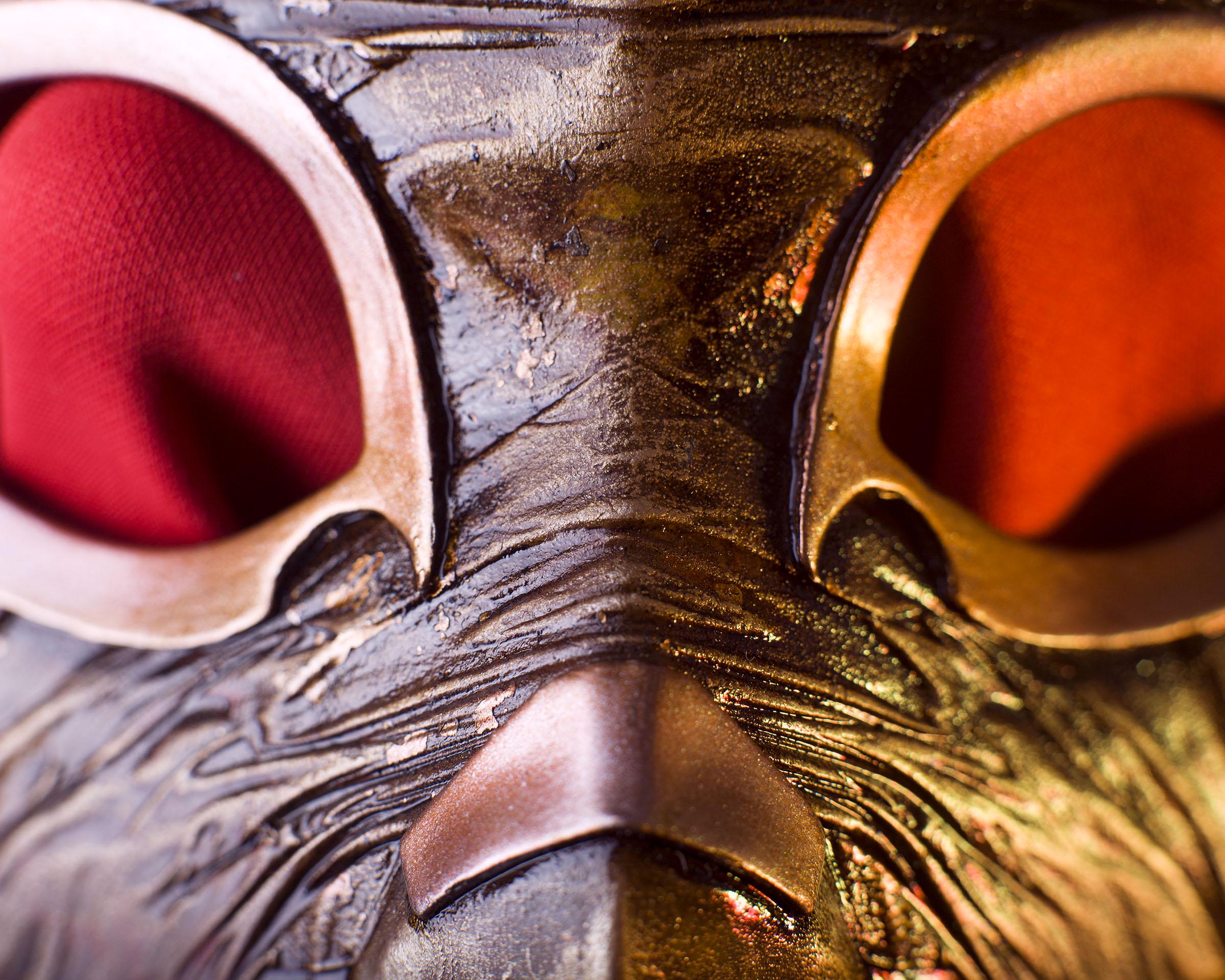 Venetian Bat Masquerade Mask – Italian Bauta Style Devil, Leather