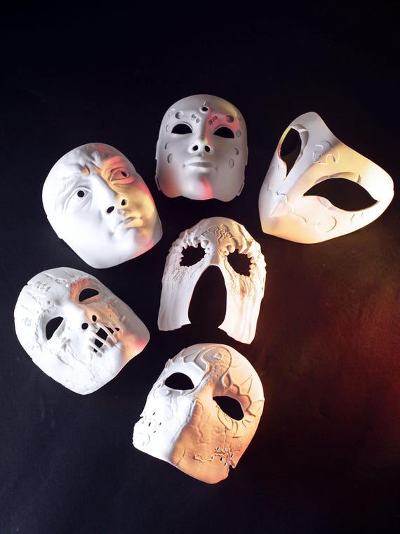 Individual Mask Custom Design Made to Order Bespoke Blank Base