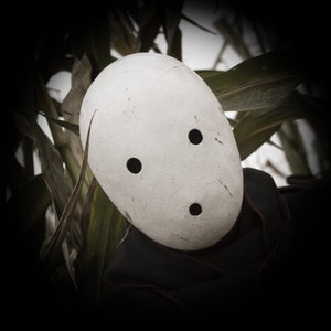 Pathologic 2 full face mask tragician kodama Princess Mononoke white ghost cosplay halloween adult samhain haunt creepy tree spirit