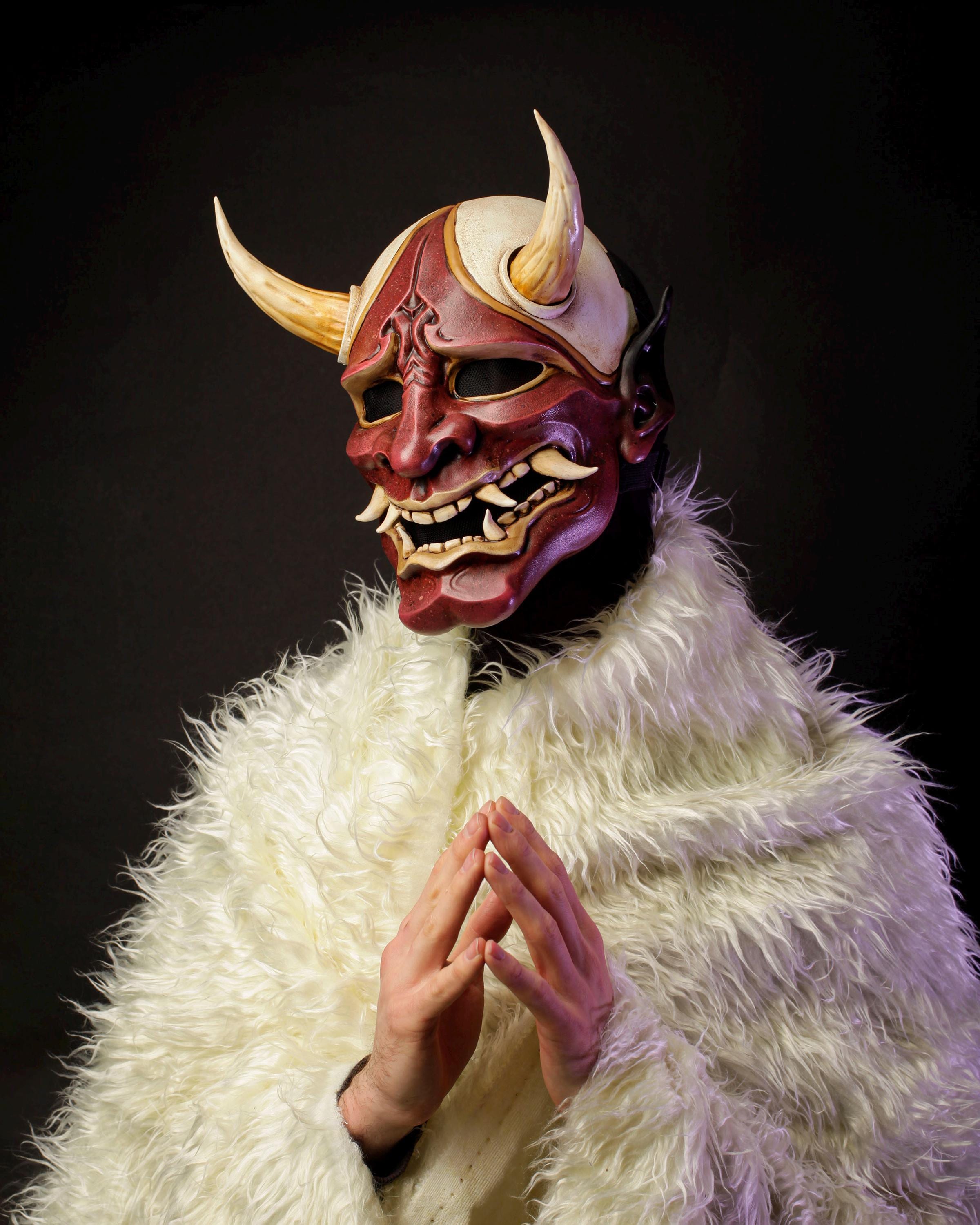 Oni Full Face Mask – Princess Mononoke Japanese Demon Hannya