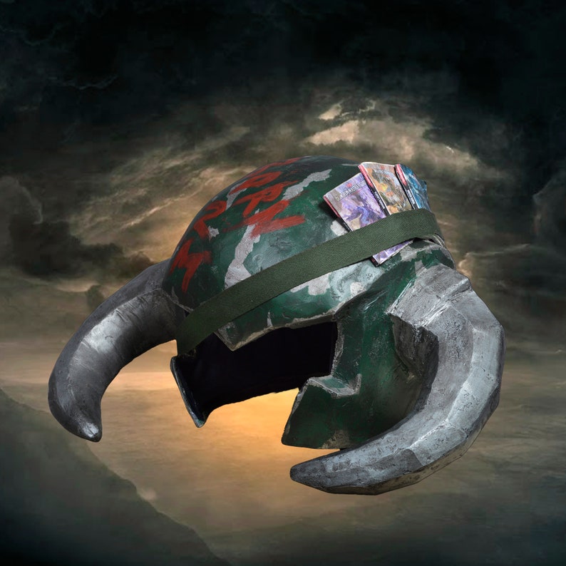 Horned Viking Vietnam War Helmet Dungeons and Dragons Dnd Etsy Finland