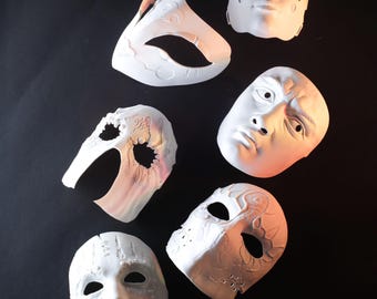 Individual Mask Custom Design Made to Order Bespoke Blank Base