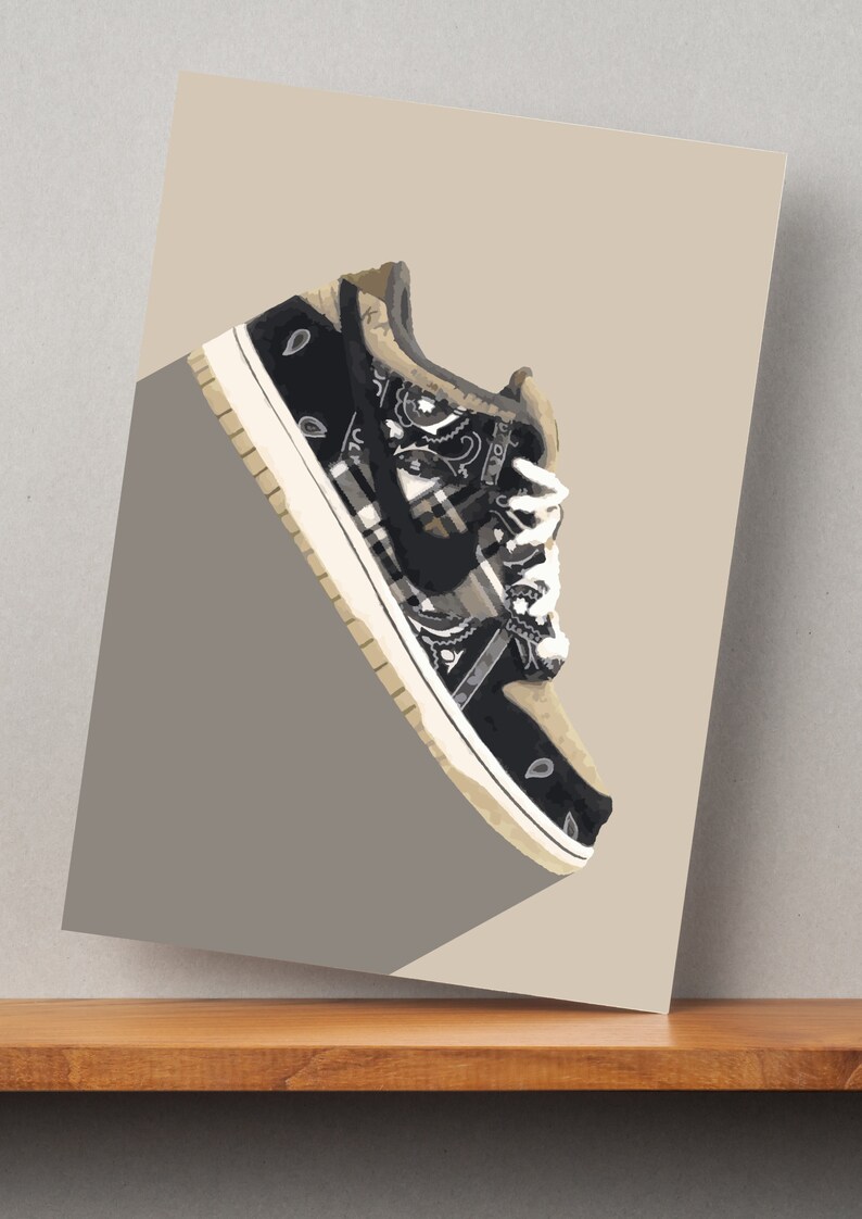 travis scott dunk elephant print