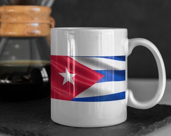 Cuba Flag café tasse cadeau tasse pour les ambassadeurs et les gens qui aiment les drapeaux des pays du monde et des bannières