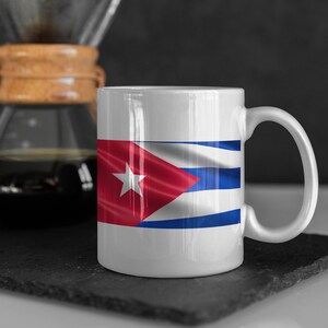 Cuba Flag coffee mug cup gift for ambassadors and people who like world countries flags and banners