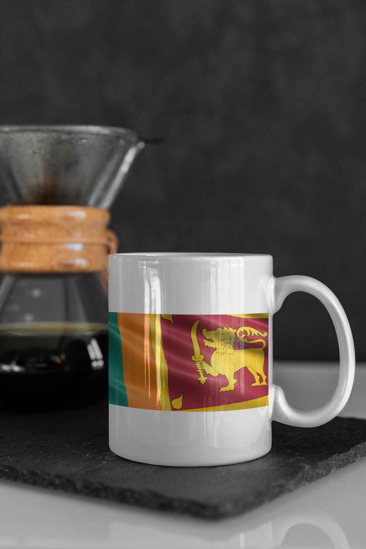 Sri Lanka Flag Coffee Mug Cup Gift for Ambassadors and People Who Like