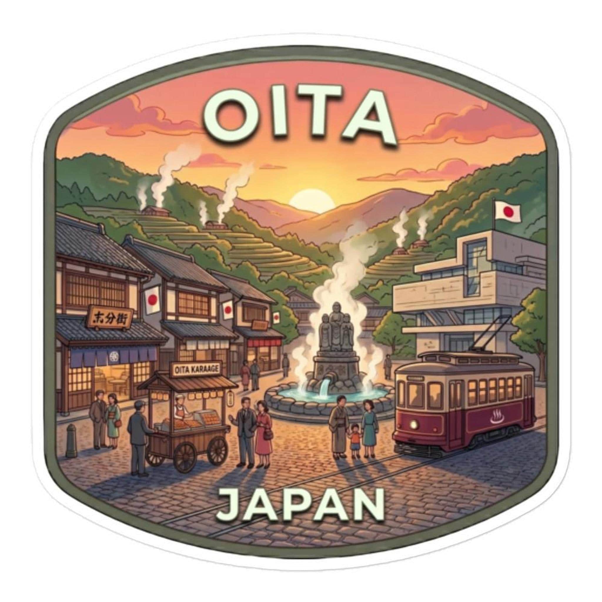 Japan Onsen Stickers - Etsy