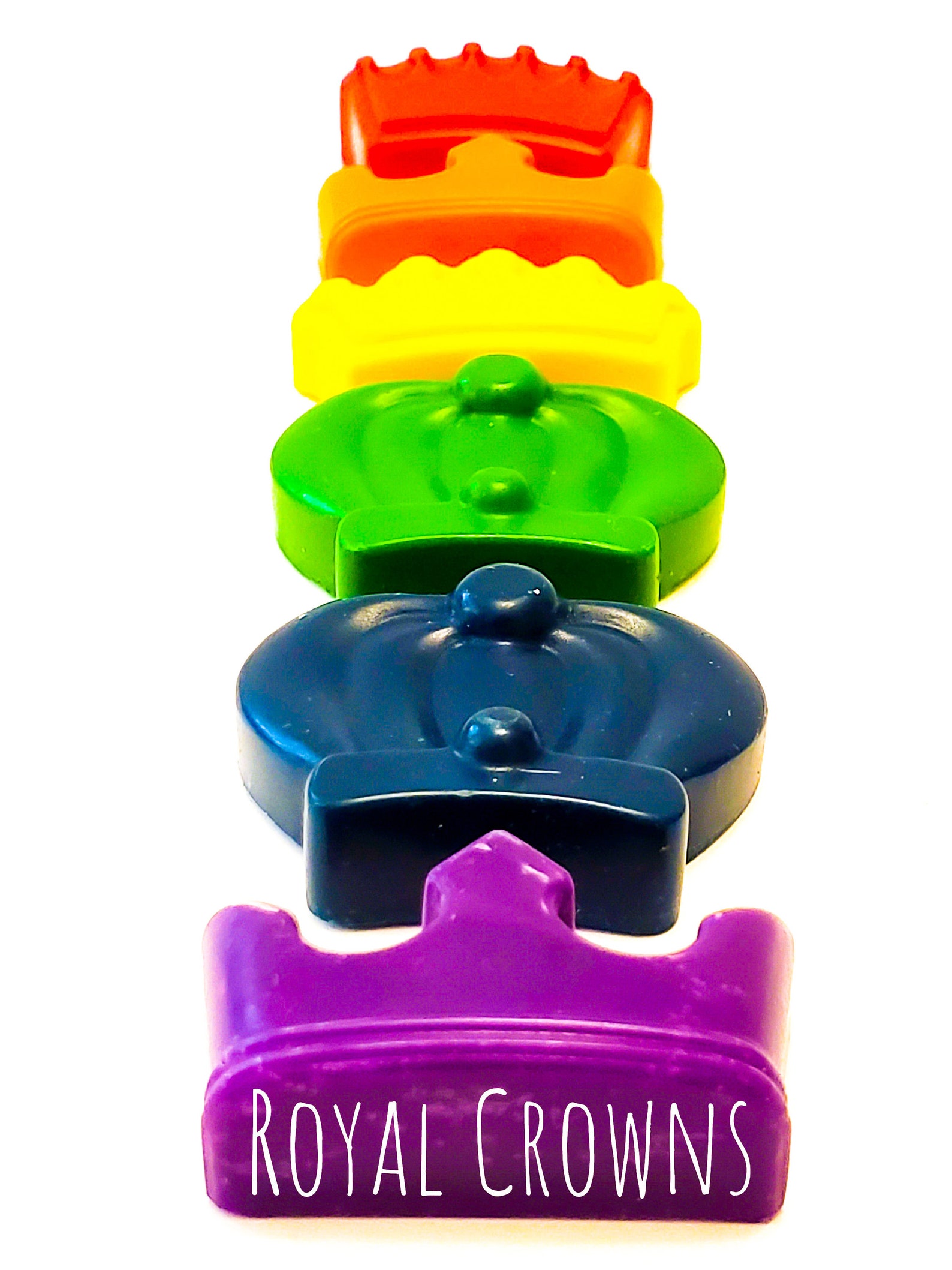 Royal Crown Crayons Set of 6 Handmade Crayons Etsy