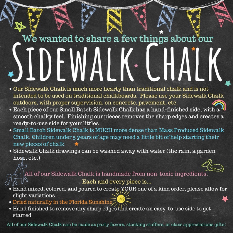 JUMBO Outdoor Chalk in Princess Royal Crown Shapes Sidewalk Chalk