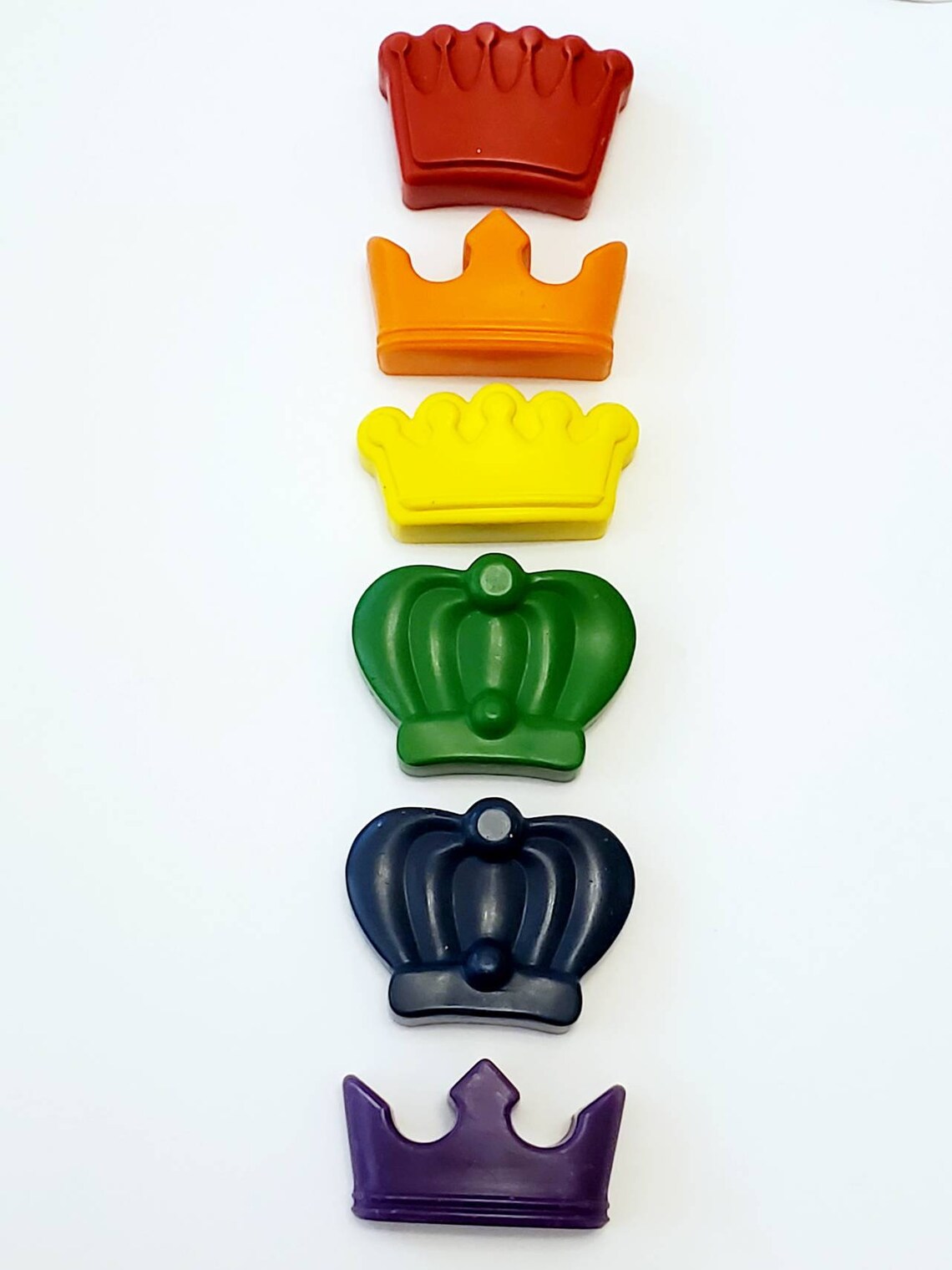 Royal Crown Crayons Set of 6 Handmade Crayons Etsy