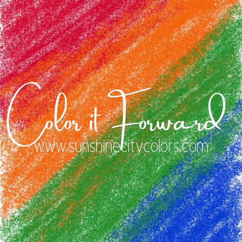 COLOR IT FORWARD Care Package Donation for a child in Homeless Shelter or Emergency Foster Care