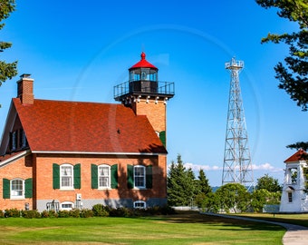 Little Traverse Bay Lighthouse - Download Lake Michigan Digital Photograph