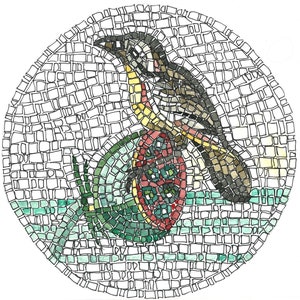 Mosaic kit  &quot;Pompeii bird&quot;