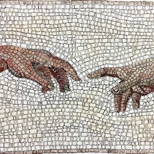 Mosaic kit  &quot;The Creation of Adam&quot; + tutorial