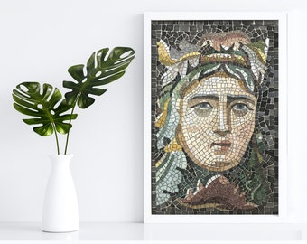 Mosaic kit "Portrait of the Faun" + tutorial