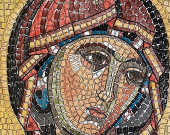 Mosaic kit  "Padre Pio" + tutorial