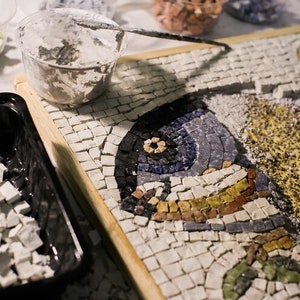 Mosaic kit  &quot;Asaroton fish&quot; + tutorial
