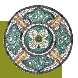 Mosaic Kit &quot;Lily flower&quot; + tutorial