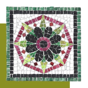 Mosaic kit&quot; flower&quot; + tutorial