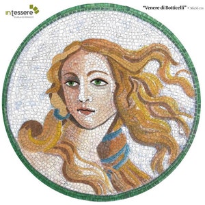 MOSAIC KIT author's copy + tutorial, complete set of tools and marble tiles, handmade in Italy, professional kit, artisan kit.