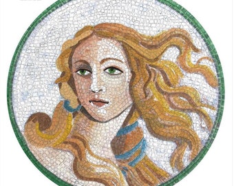 MOSAIC KIT author's copy + tutorial, complete set of tools and marble tiles, handmade in Italy, professional kit, artisan kit.
