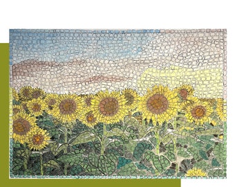 MOSAIC KIT + tutorial, complete set of glass tools and tiles, handmade in Italy, mosaic art, professional kit, handicraft kit.