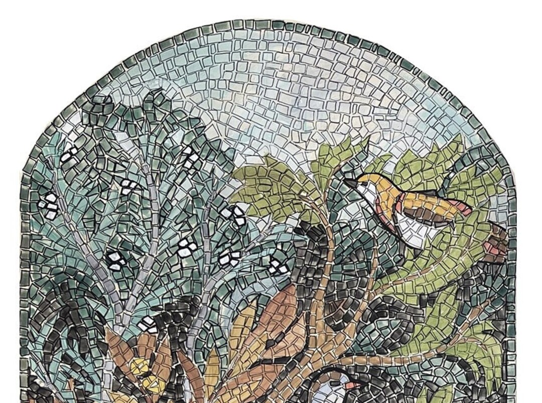 MOSAIC KIT Tutorial, Complete Set of Marble Tools and Tiles, Handmade