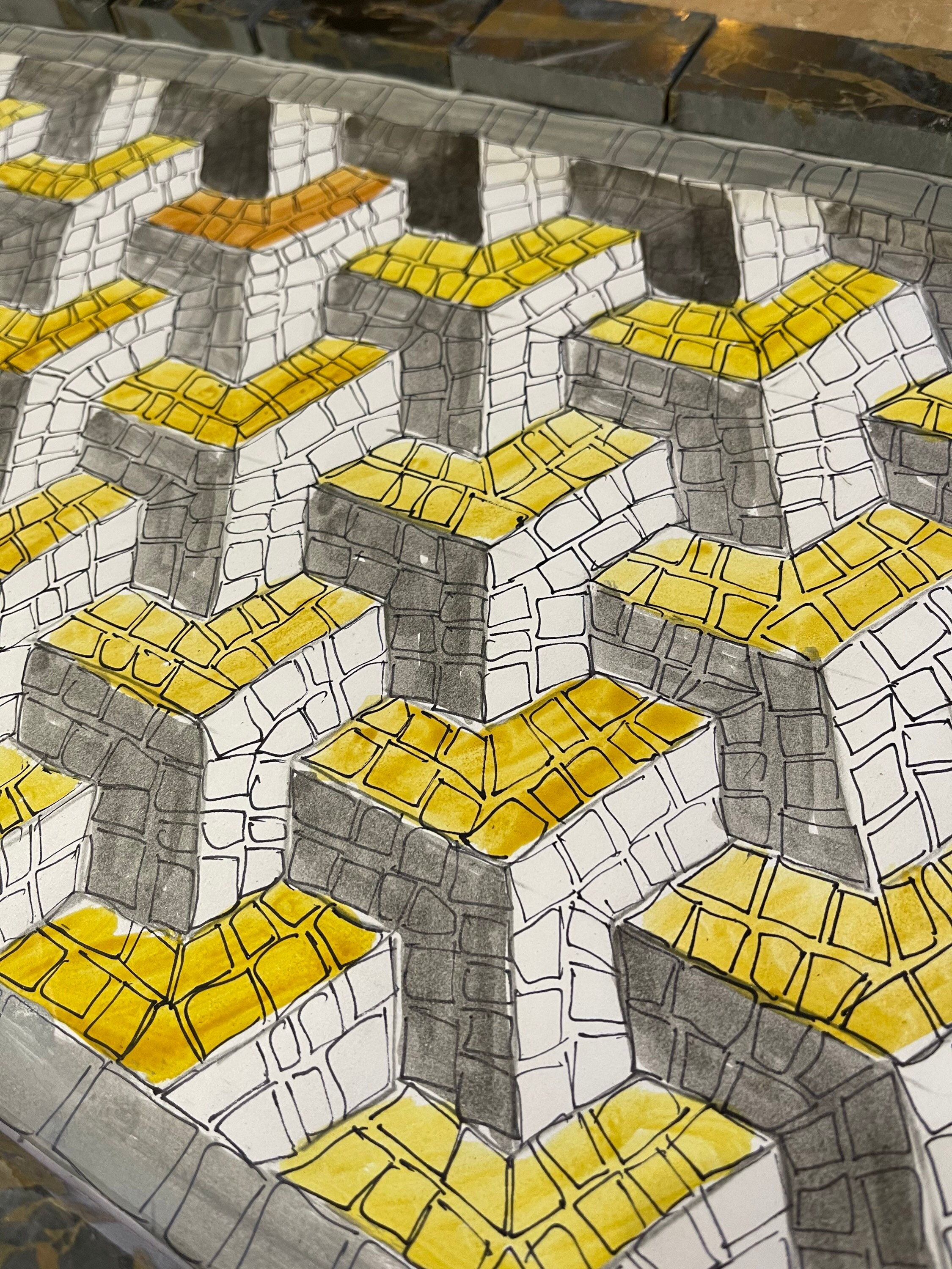 MOSAIC KIT With Tutorial Complete Set of Tools and Marble Etsy