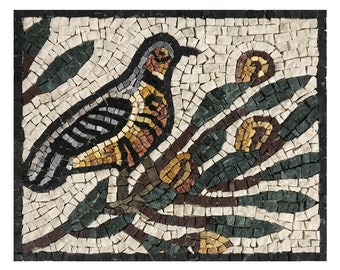 MOSAIC KIT with tutorial, complete set of tools and marble tiles, handmade in Italy professional quality, handcrafted kit.
