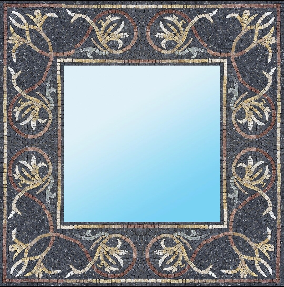 MOSAIC MIRROR KIT Tutorial Complete Set for Handmade Etsy