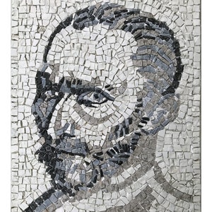 Mosaic kit  &quot;Portrait of Van Gogh&quot; + tutorial