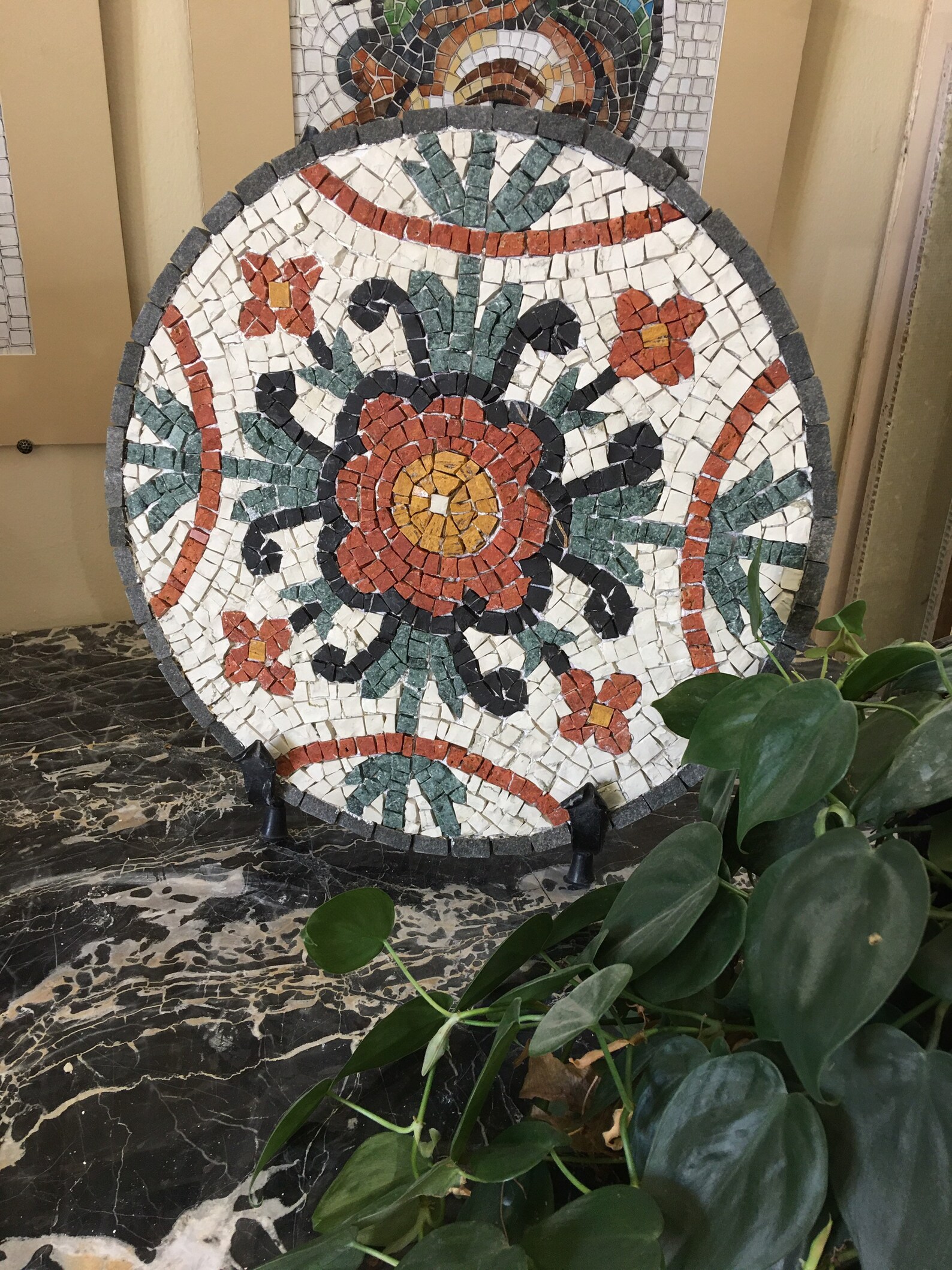 Mosaic kit for adult Pink flowers Etsy