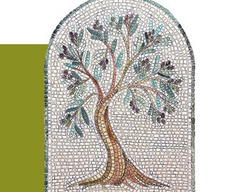 Mosaic kit for adults + tutorial, copy Roman mosaic