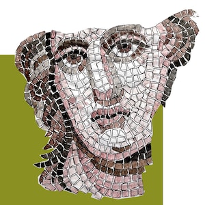 Mosaic kit  &quot;Mosaic fragment&quot; + tutorial
