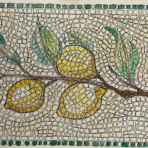 Mosaic Kit for Adults Tutorial Copy Roman Mosaic Etsy